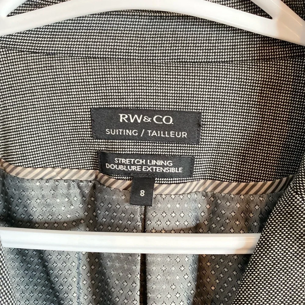 RW&CO Classic Gray Women's Blazer Size 8 - Picture 11 of 16